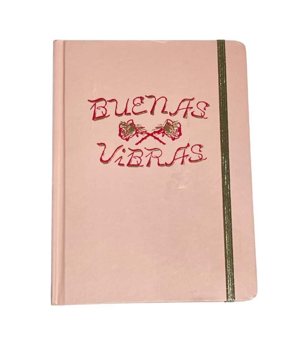 Journal 6” x 8” Case Bound Elastic and Gold Edges Pink